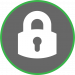 Secure data storage icon