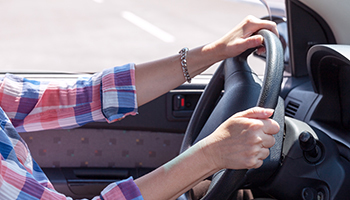 woman driving