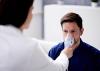 Asthma COPD breath nebulizer and mask given to patient by Doctor or Nurse